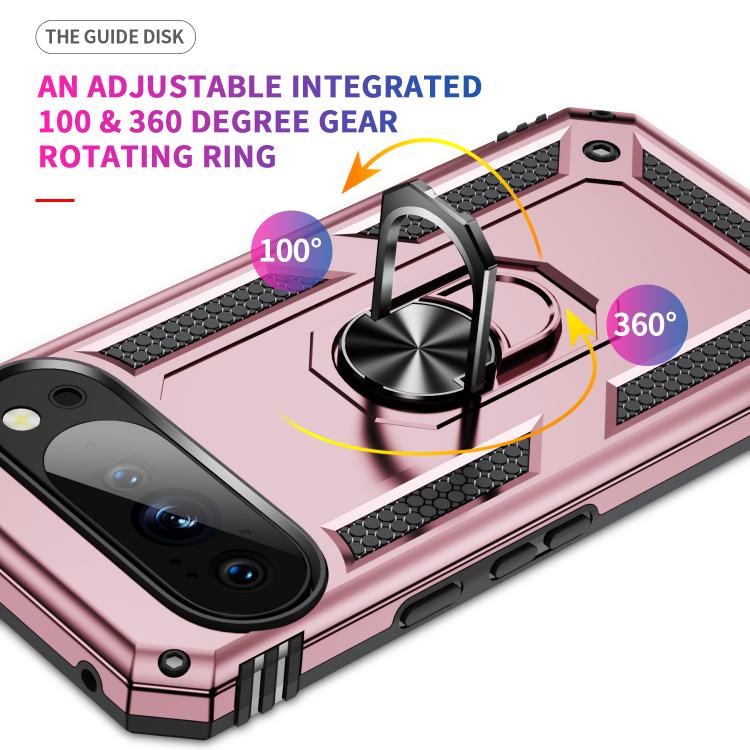 For Google Pixel 10 Pro XL Shockproof TPU + PC Phone Case with Holder