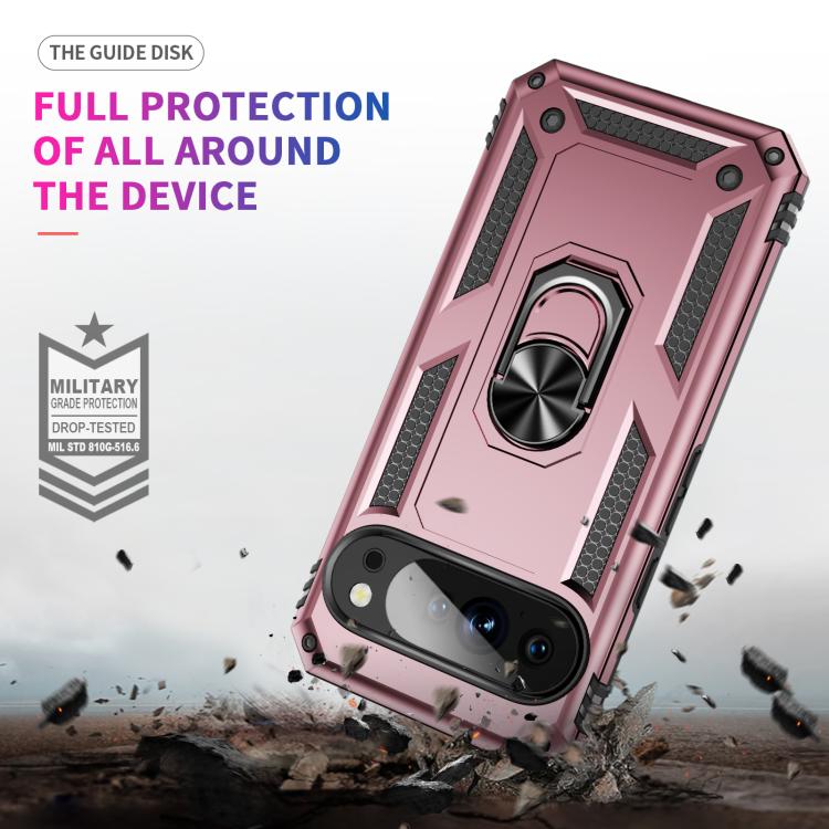 For Google Pixel 10 Pro XL Shockproof TPU + PC Phone Case with Holder