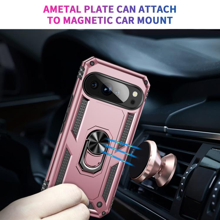 For Google Pixel 10 Pro XL Shockproof TPU + PC Phone Case with Holder