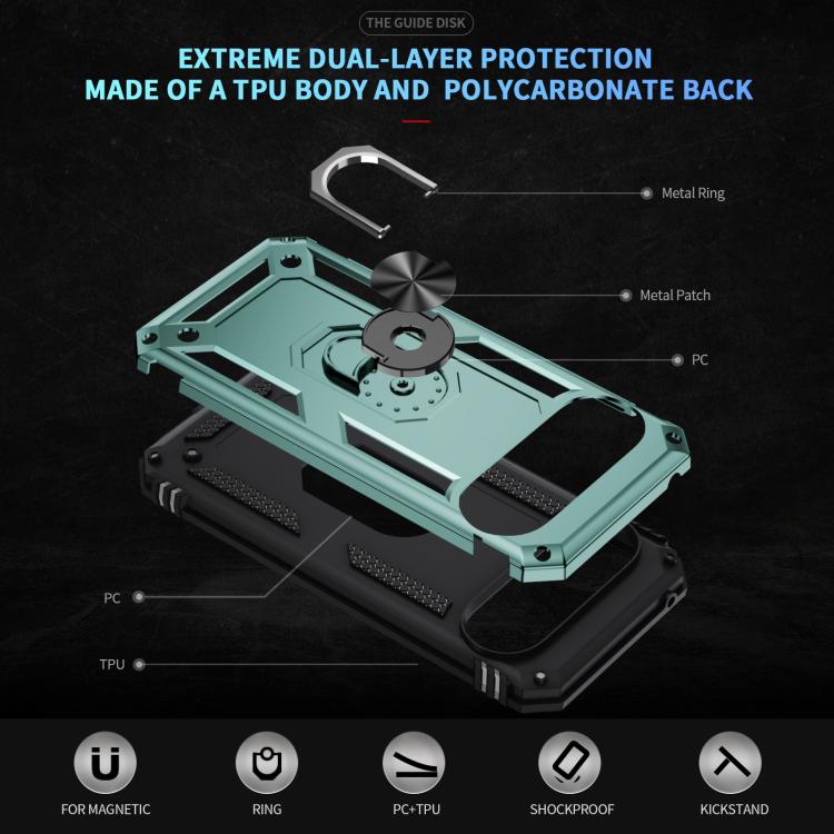 For Google Pixel 10 Pro XL Shockproof TPU + PC Phone Case with Holder