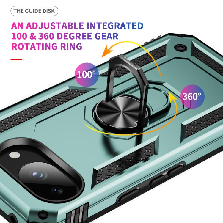 For Google Pixel 10a Shockproof TPU + PC Phone Case with Holder