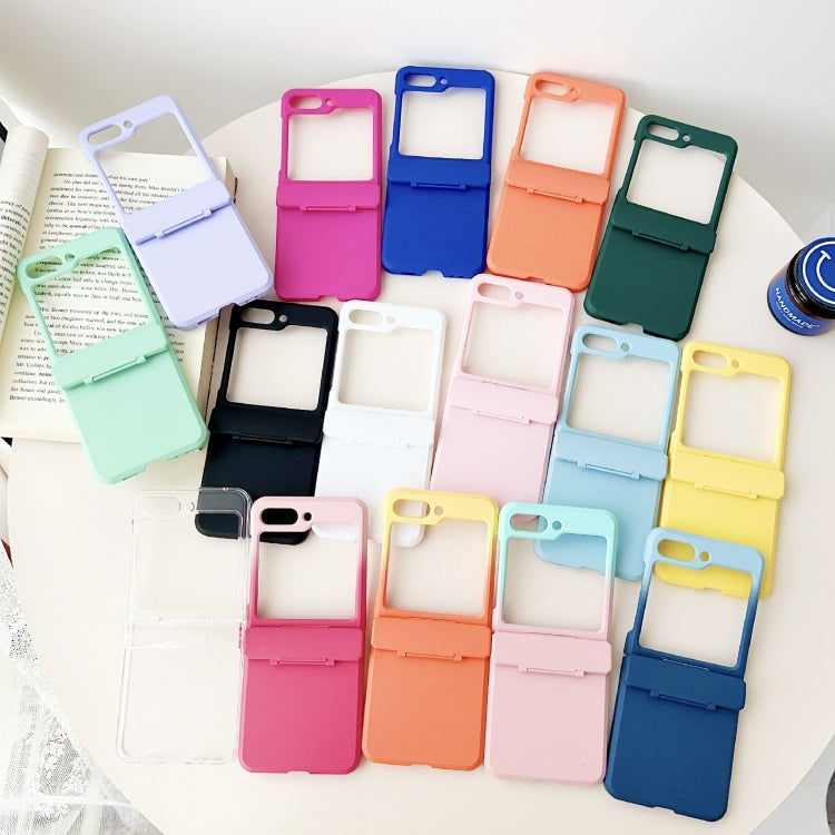 For Samsung Galaxy Z Flip6 / Flip7 FE Skin Feel PC Full Coverage Shockproof Phone Case