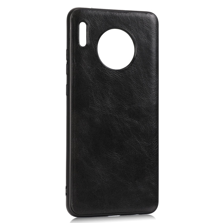 For Huawei Mate 30 Crazy Horse Textured Calfskin PU+PC+TPU Case