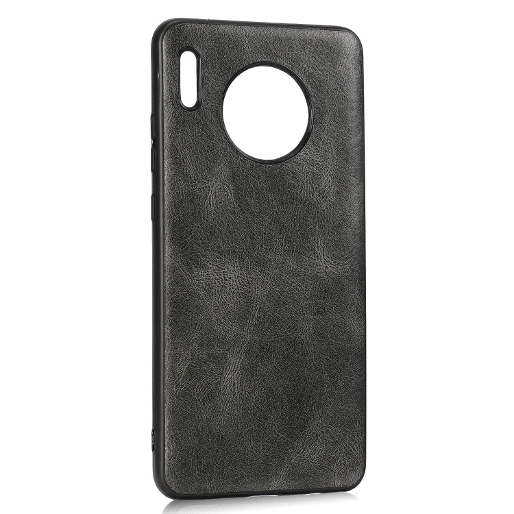 For Huawei Mate 30 Crazy Horse Textured Calfskin PU+PC+TPU Case