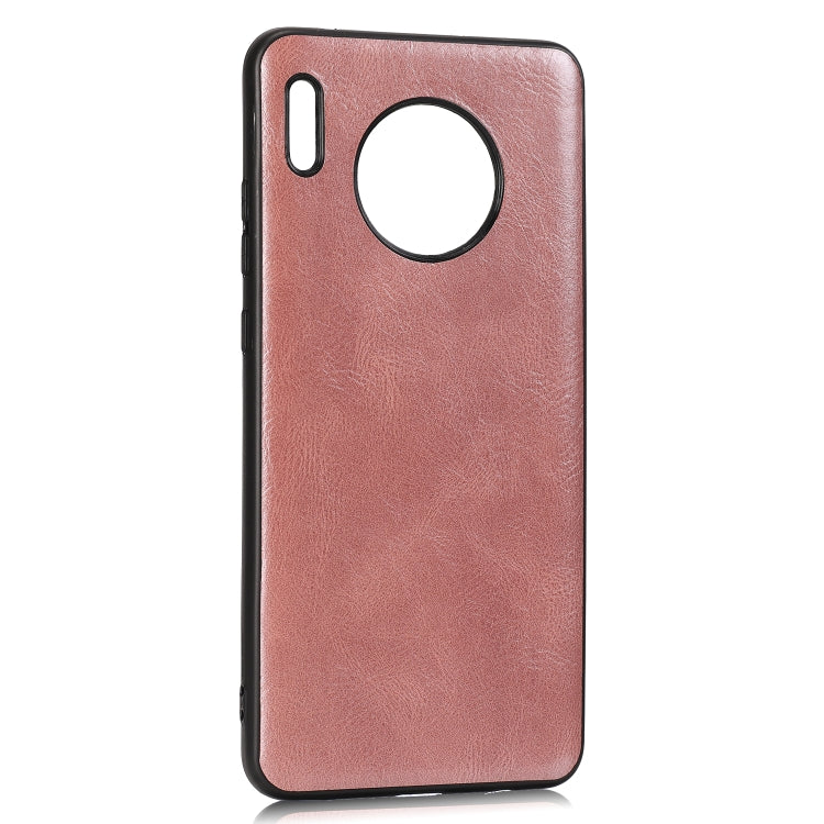 For Huawei Mate 30 Crazy Horse Textured Calfskin PU+PC+TPU Case
