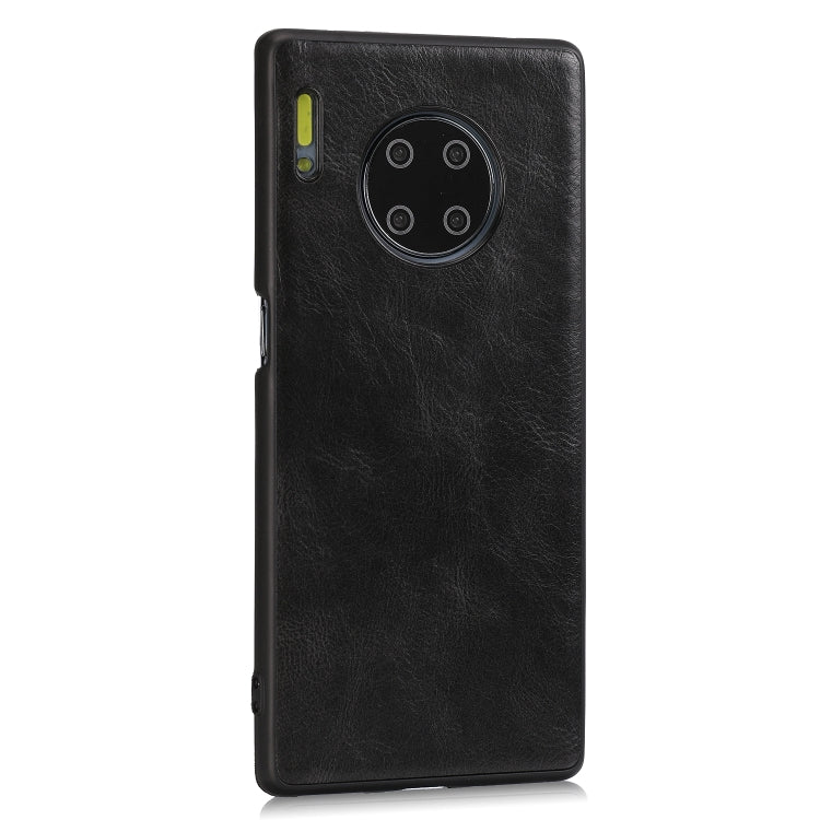 For Huawei Mate 30 Pro Crazy Horse Textured Calfskin PU+PC+TPU Case