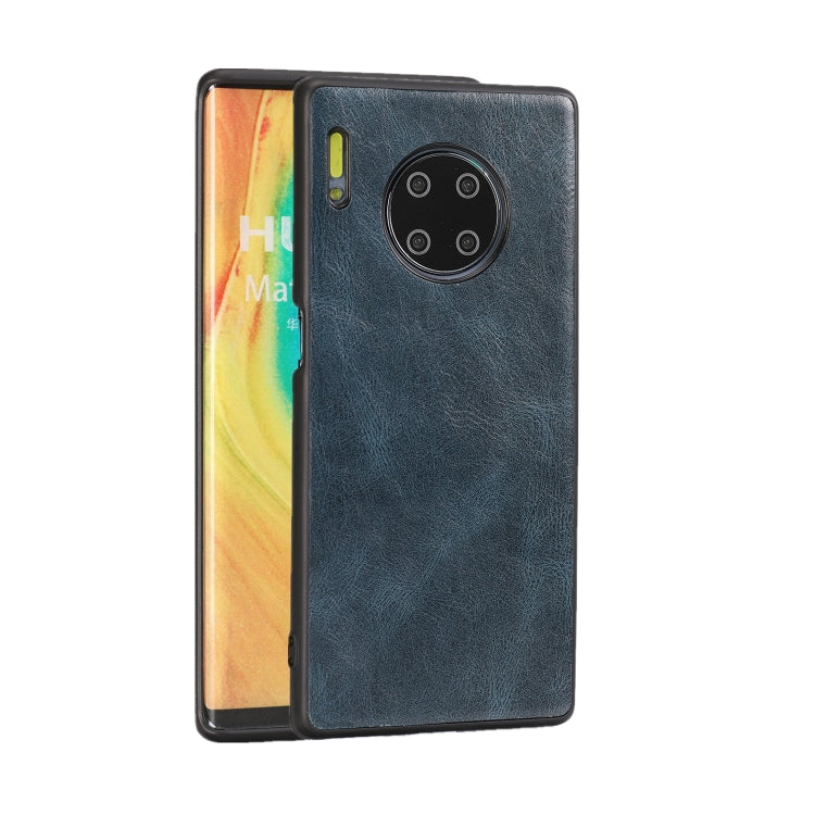 For Huawei Mate 30 Pro Crazy Horse Textured Calfskin PU+PC+TPU Case