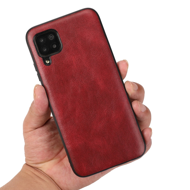 For Huawei Nova 6 SE Crazy Horse Textured Calfskin PU+PC+TPU Case