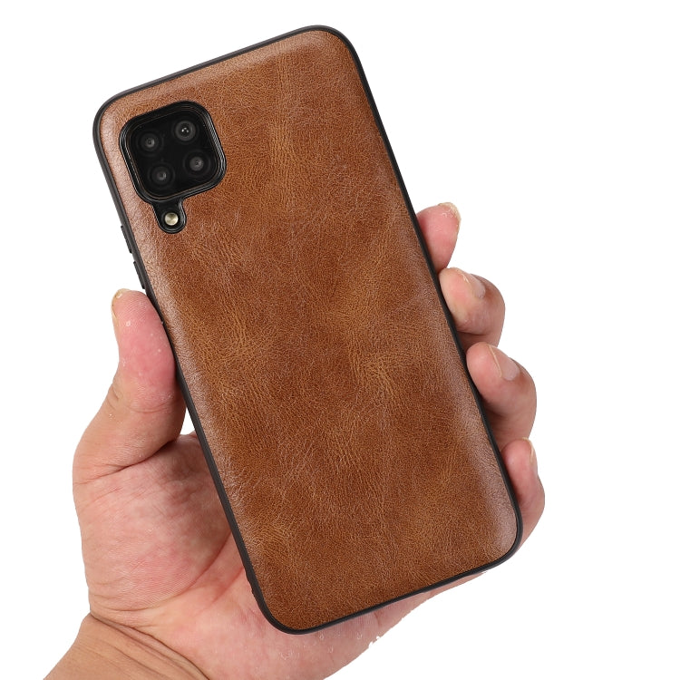 For Huawei Nova 6 SE Crazy Horse Textured Calfskin PU+PC+TPU Case