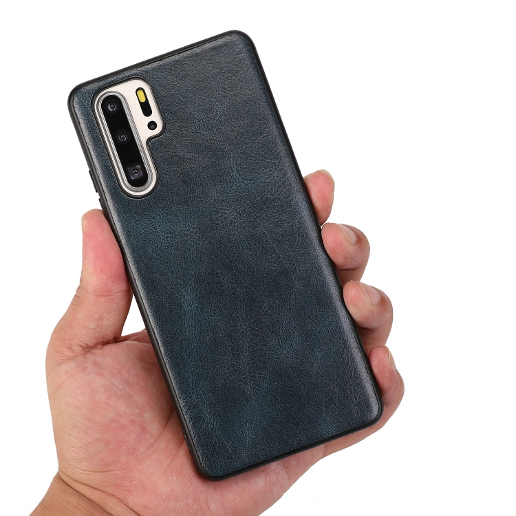 For Huawei P30 Pro Crazy Horse Textured Calfskin PU+PC+TPU Case