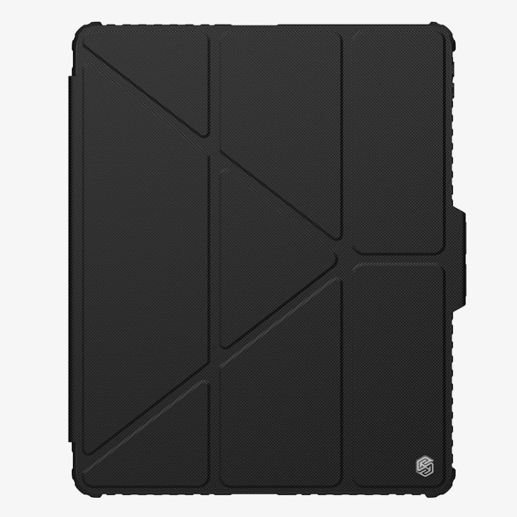 For iPad Pro 13 2025 / 2024 NILLKIN Bumper Pro Multi-angle Folding Style Tablet Leather Case