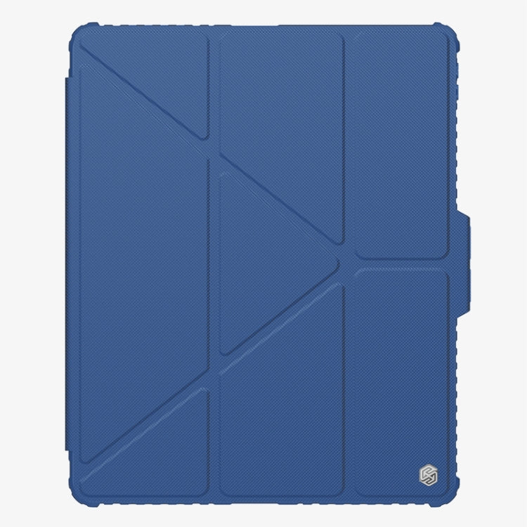 For iPad Pro 13 2025 / 2024 NILLKIN Bumper Pro Multi-angle Folding Style Tablet Leather Case