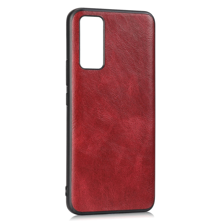 For Huawei Honor 30 Crazy Horse Textured Calfskin PU+PC+TPU Case