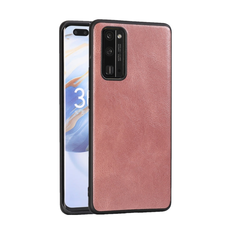 For Huawei Honor 30 Pro Crazy Horse Textured Calfskin PU+PC+TPU Case
