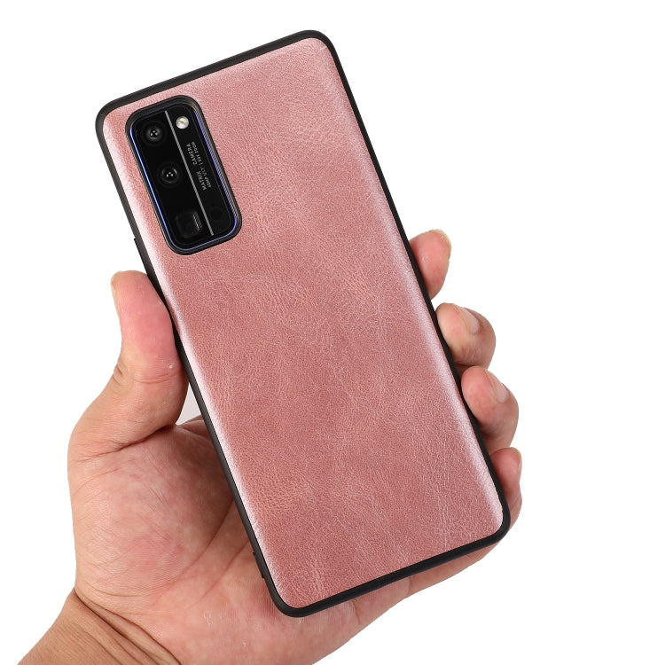 For Huawei Honor 30 Pro Crazy Horse Textured Calfskin PU+PC+TPU Case