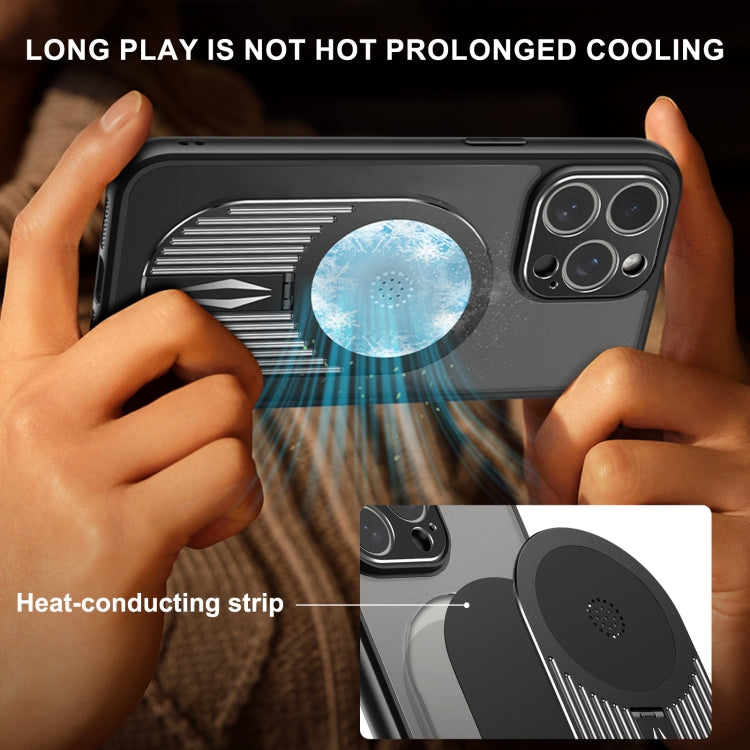 For iPhone 14 Pro Heat Dissipation Aromatherapy MagSafe Holder Phone Case