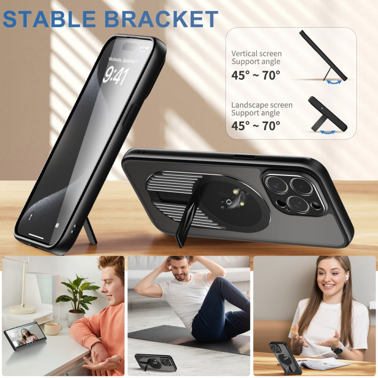 For iPhone 15 Heat Dissipation Aromatherapy MagSafe Holder Phone Case