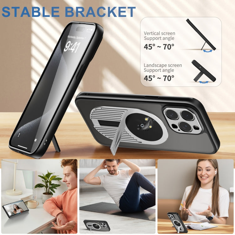For iPhone 15 Heat Dissipation Aromatherapy MagSafe Holder Phone Case