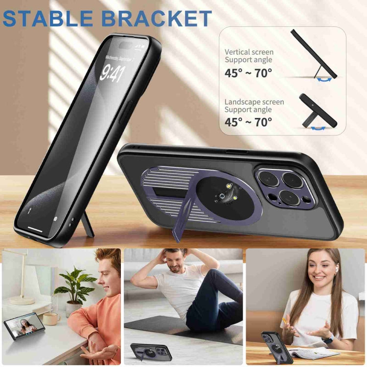 For iPhone 15 Heat Dissipation Aromatherapy MagSafe Holder Phone Case