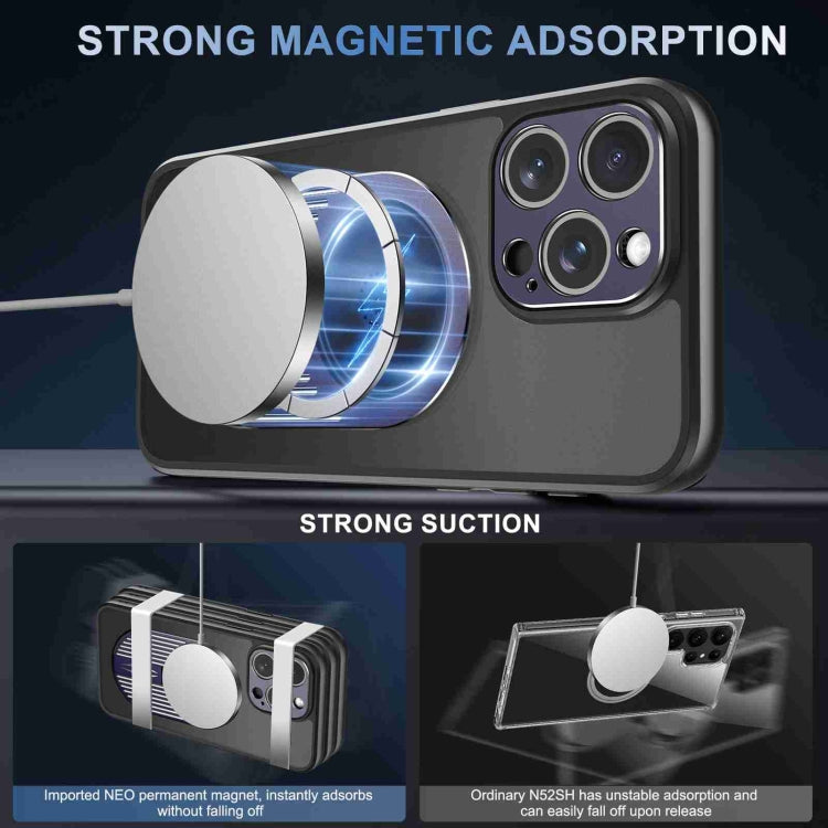 For iPhone 15 Pro Heat Dissipation Aromatherapy MagSafe Holder Phone Case
