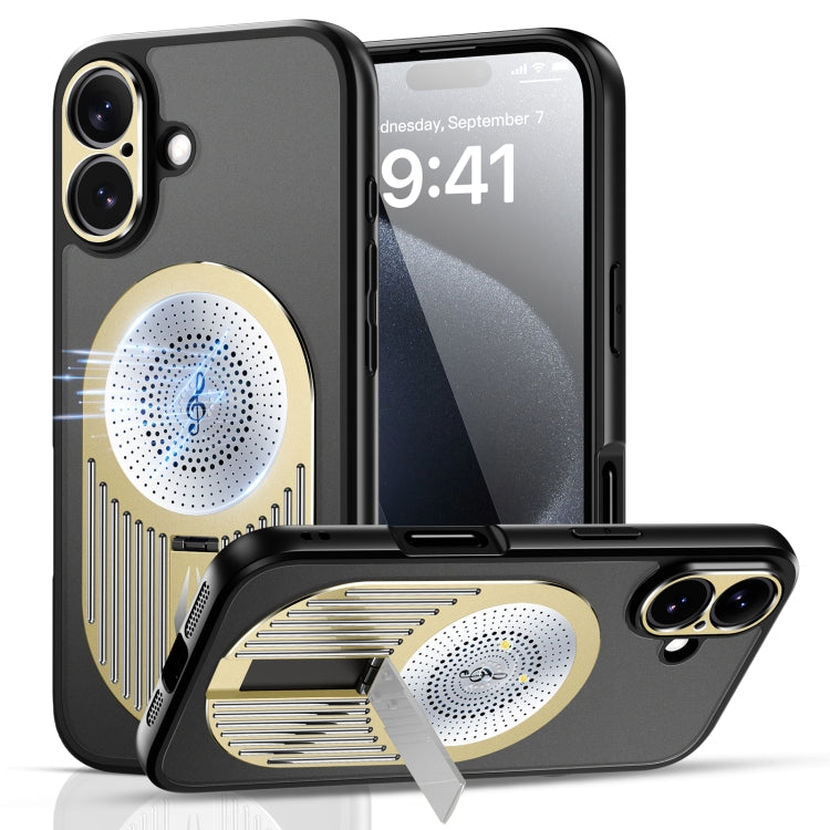 For iPhone 16 Heat Dissipation Aromatherapy MagSafe Holder Phone Case
