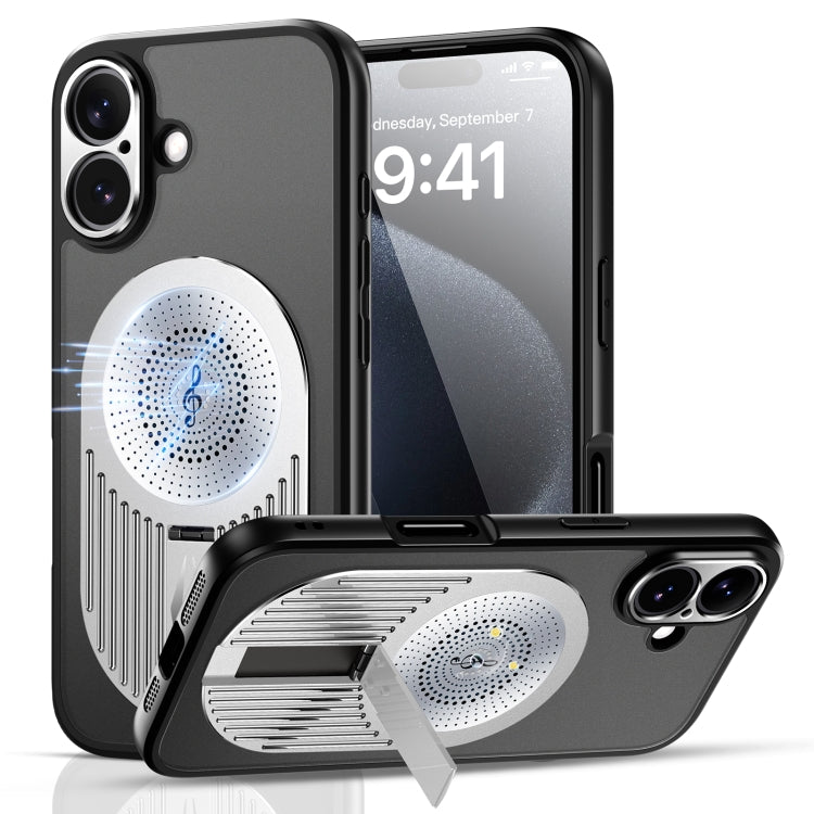 For iPhone 16 Heat Dissipation Aromatherapy MagSafe Holder Phone Case
