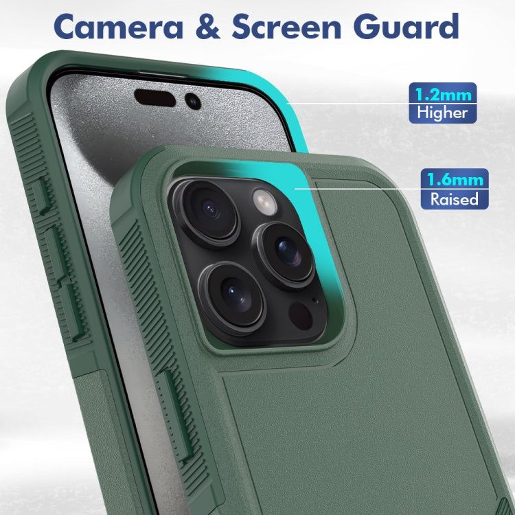 For iPhone 16 Pro Max 2 in 1 PC + TPU Phone Case