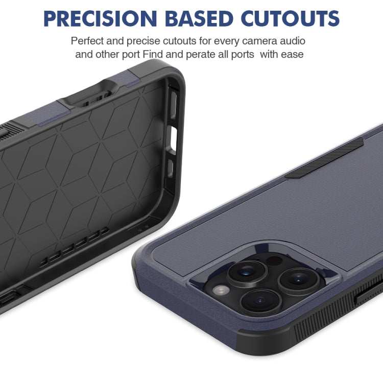 For iPhone 16 Pro Max 2 in 1 PC + TPU Phone Case
