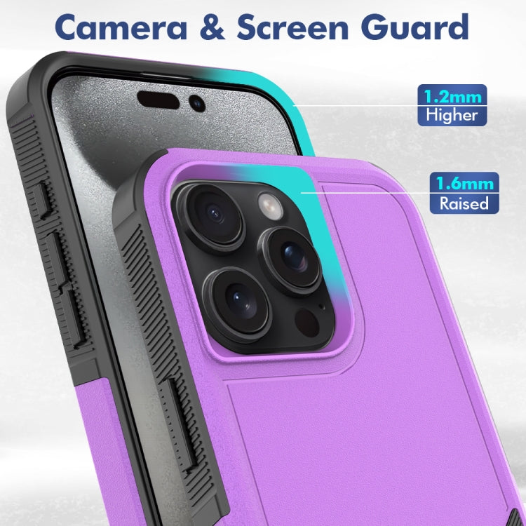 For iPhone 16 Pro Max 2 in 1 PC + TPU Phone Case