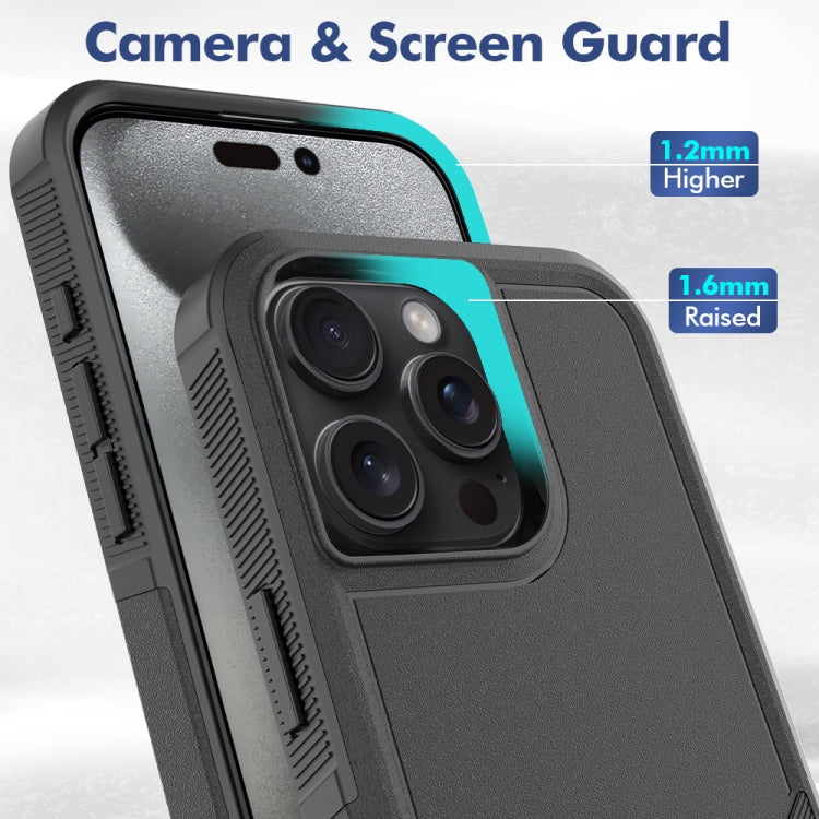 For iPhone 16 Pro Max 2 in 1 PC + TPU Phone Case