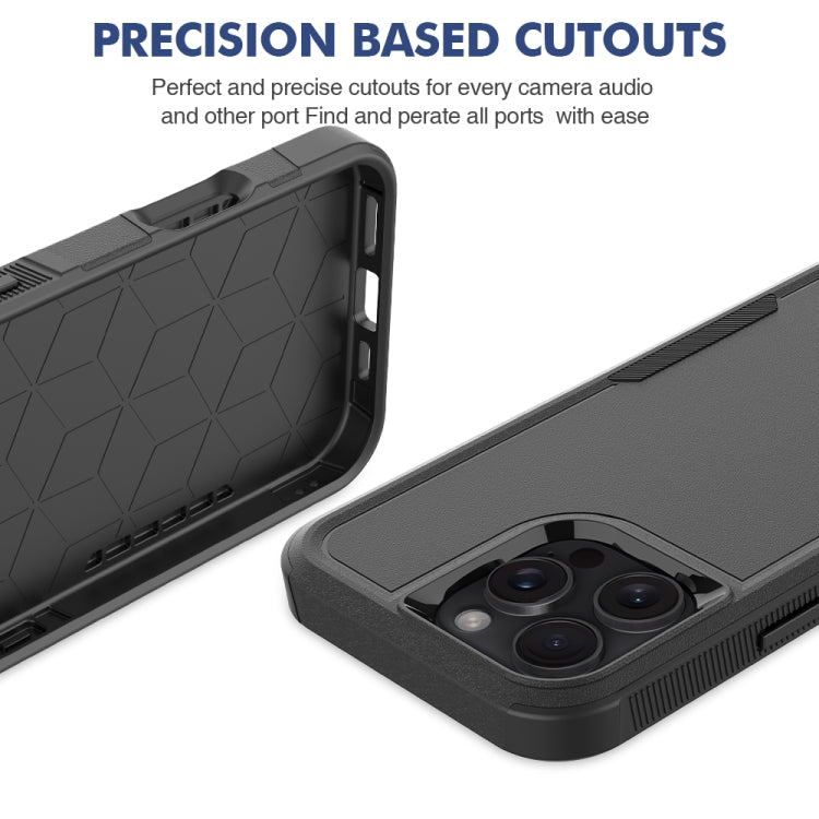 For iPhone 16 Pro Max 2 in 1 PC + TPU Phone Case