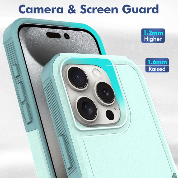 For iPhone 16 Pro 2 in 1 PC + TPU Phone Case