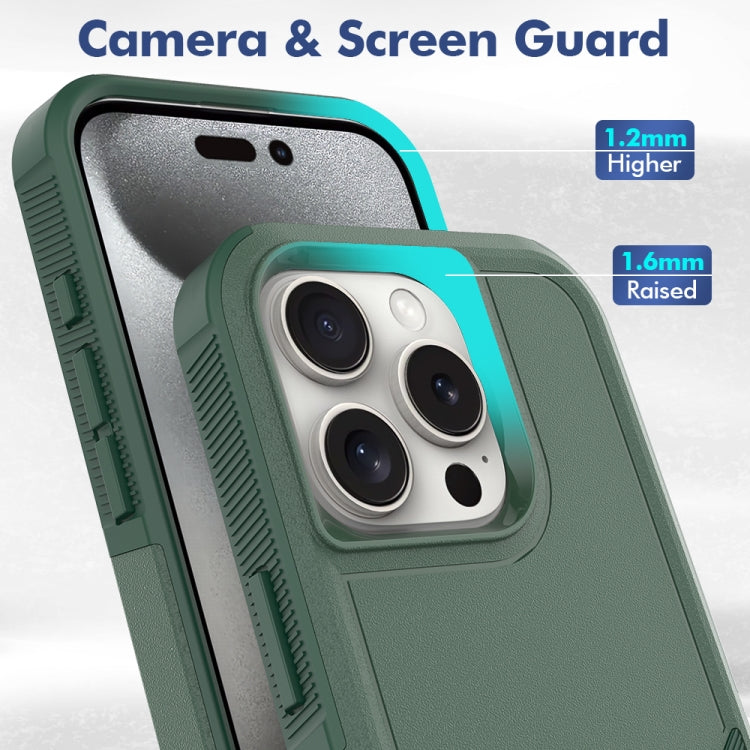 For iPhone 16 Pro 2 in 1 PC + TPU Phone Case
