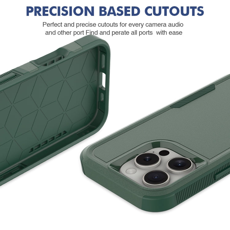 For iPhone 16 Pro 2 in 1 PC + TPU Phone Case