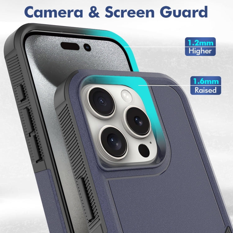 For iPhone 16 Pro 2 in 1 PC + TPU Phone Case