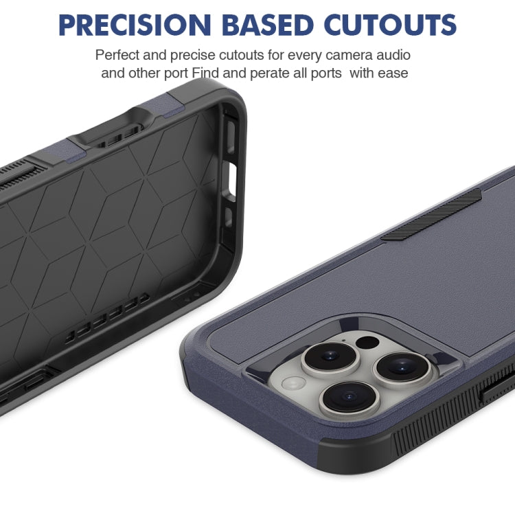 For iPhone 16 Pro 2 in 1 PC + TPU Phone Case