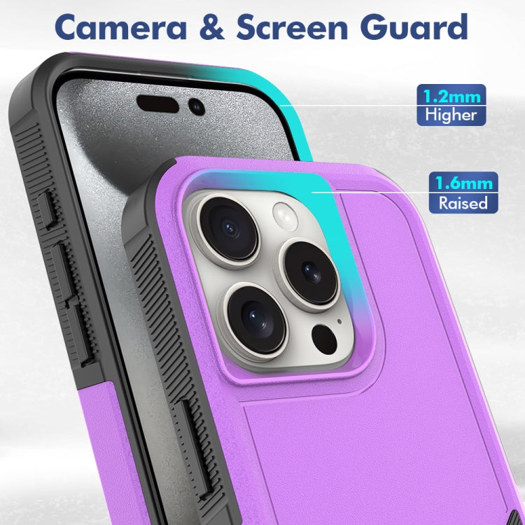 For iPhone 16 Pro 2 in 1 PC + TPU Phone Case