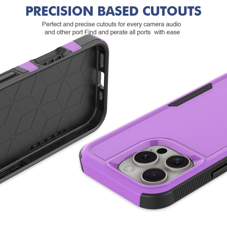 For iPhone 16 Pro 2 in 1 PC + TPU Phone Case
