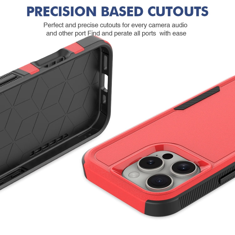 For iPhone 16 Pro 2 in 1 PC + TPU Phone Case