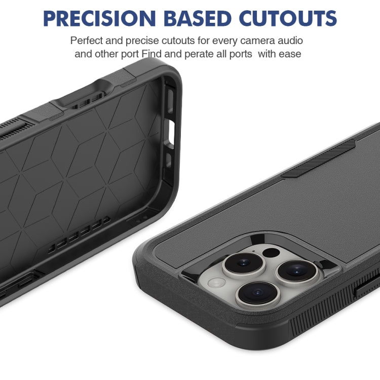 For iPhone 16 Pro 2 in 1 PC + TPU Phone Case