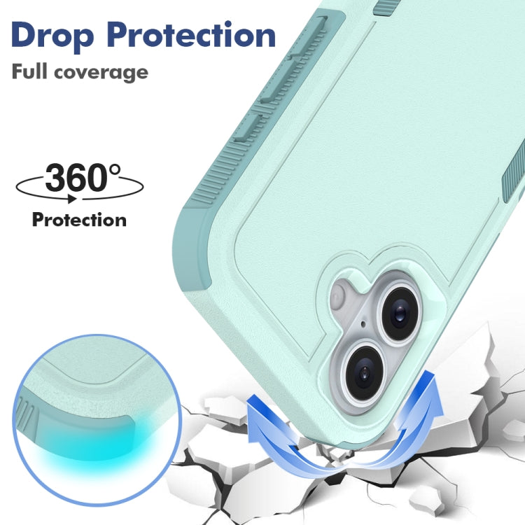 For iPhone 16 2 in 1 PC + TPU Phone Case