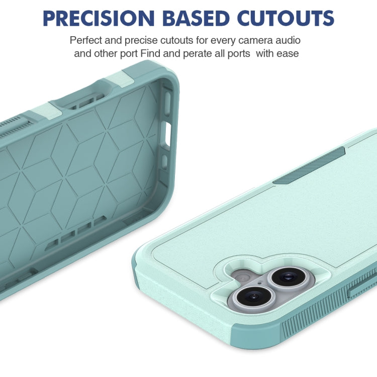 For iPhone 16 2 in 1 PC + TPU Phone Case