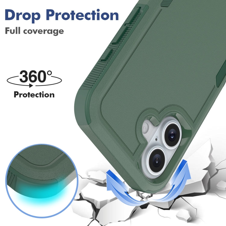 For iPhone 16 2 in 1 PC + TPU Phone Case