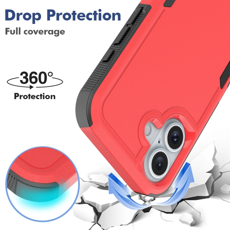 For iPhone 16 2 in 1 PC + TPU Phone Case
