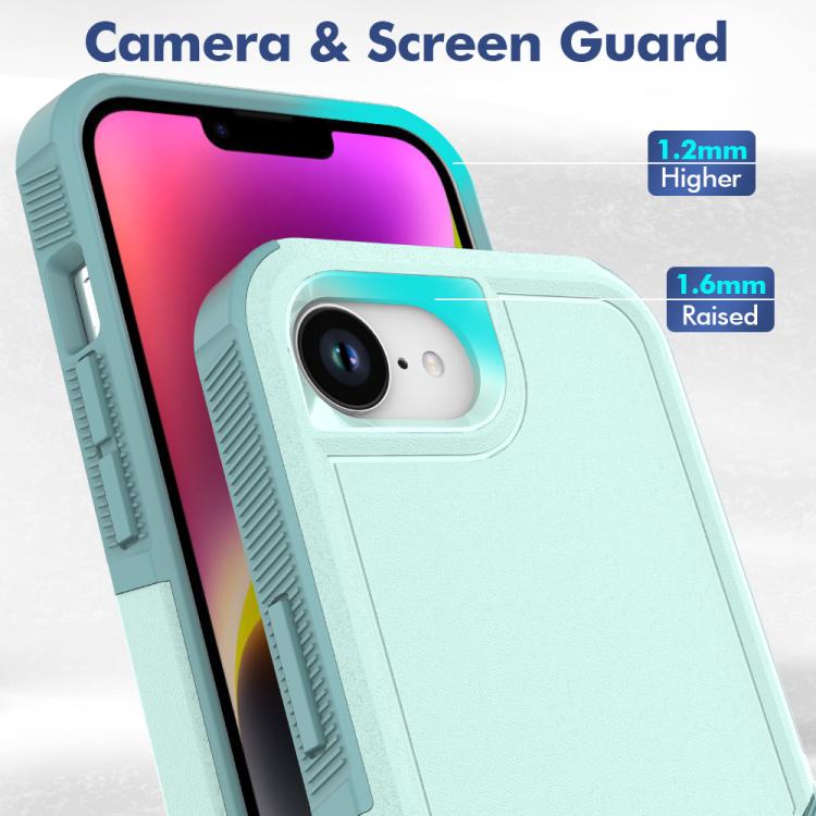 For iPhone 17e / 16e 2 in 1 PC + TPU Phone Case