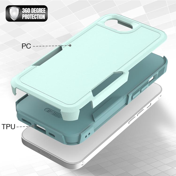 For iPhone 17e / 16e 2 in 1 PC + TPU Phone Case