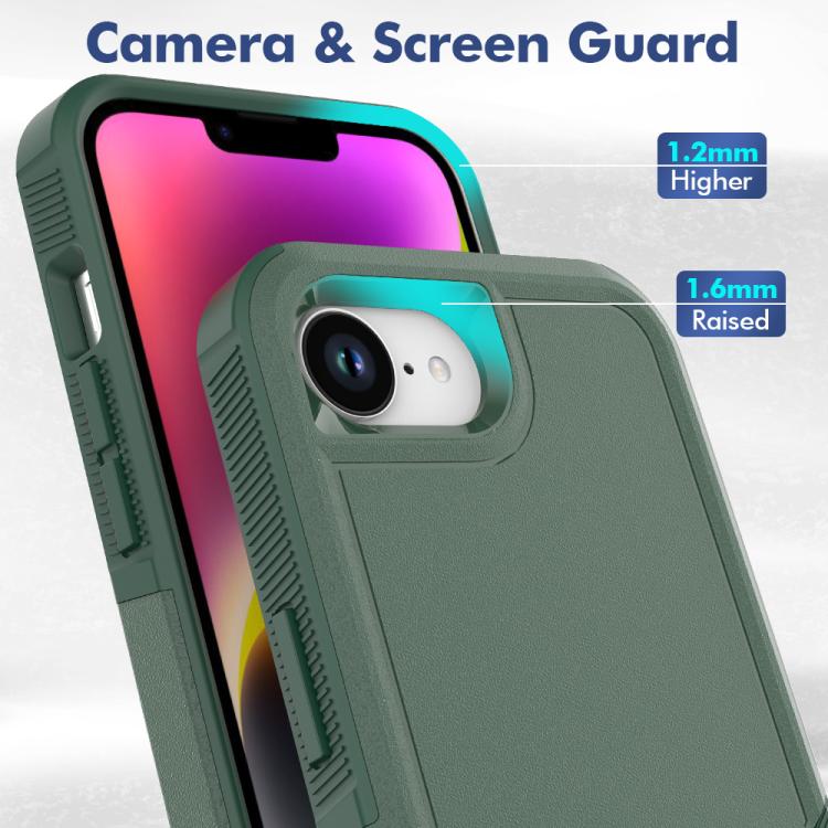For iPhone 17e / 16e 2 in 1 PC + TPU Phone Case