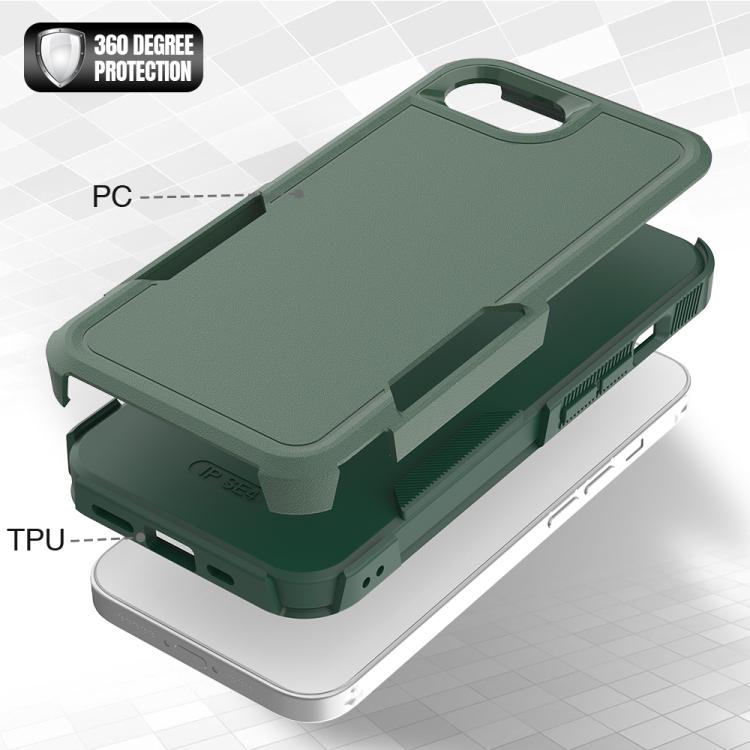 For iPhone 17e / 16e 2 in 1 PC + TPU Phone Case