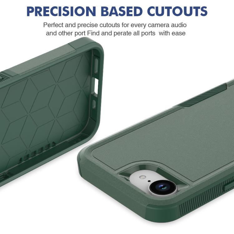 For iPhone 17e / 16e 2 in 1 PC + TPU Phone Case