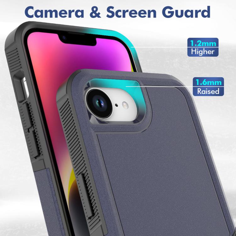 For iPhone 17e / 16e 2 in 1 PC + TPU Phone Case